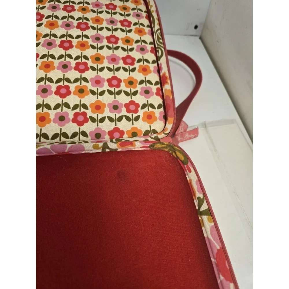 Vera Bradley Hard Shell Laptop Computer Case Bag‎ Folkloric Retired Strap VTG